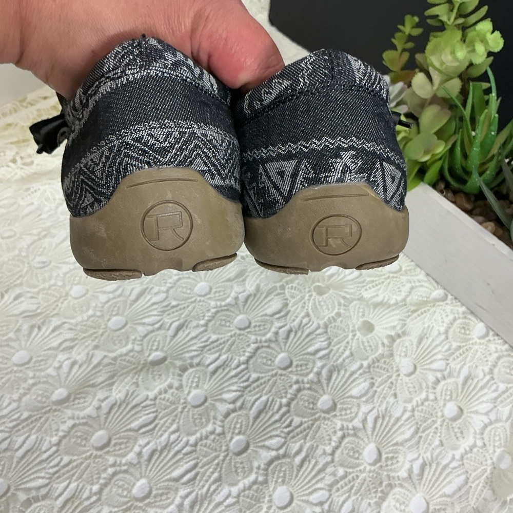 Roper Black and Gray Patterned Sneakers - Picture 5 of 7